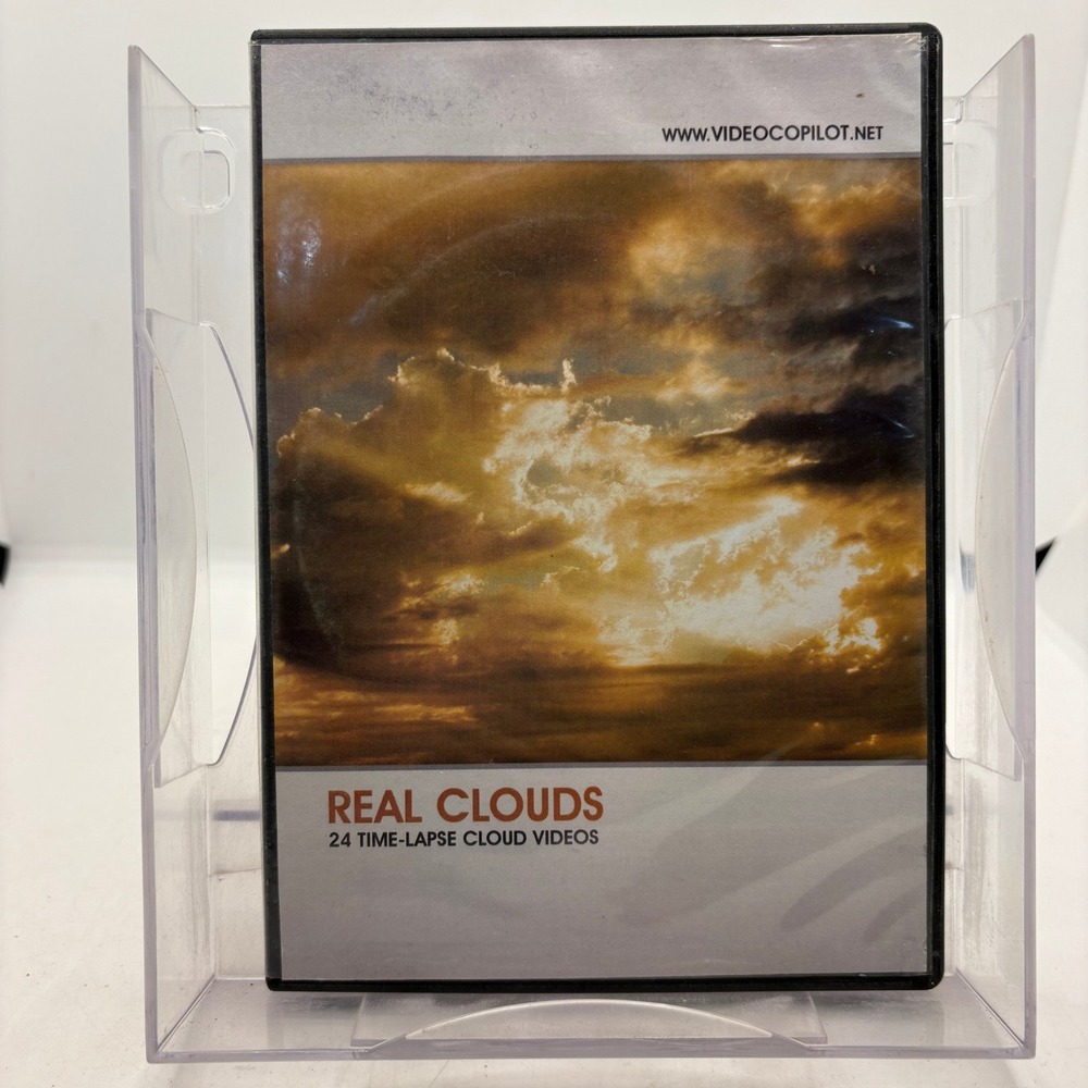 Video Copilot Real Clouds 24 Time-Lapse Cloud Videos DVD-ROM NTSC PAL Footage